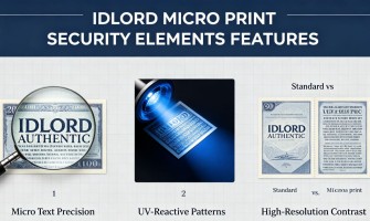 IDLORD MIRCO PRINT SECURITY ELEMENTS FEATURES