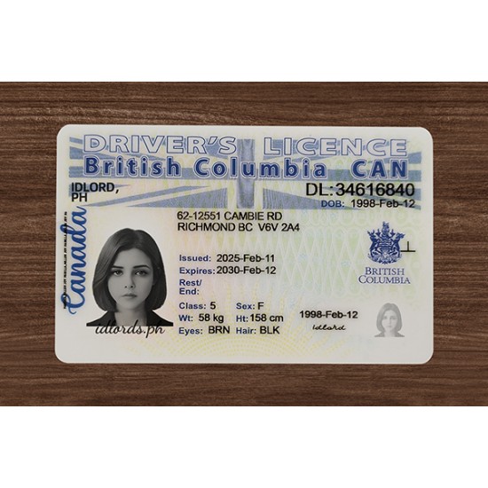 British Columbia (B.C.) Fake IDs (2025 Version)