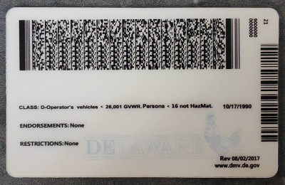 Delaware (DE) Fake ID