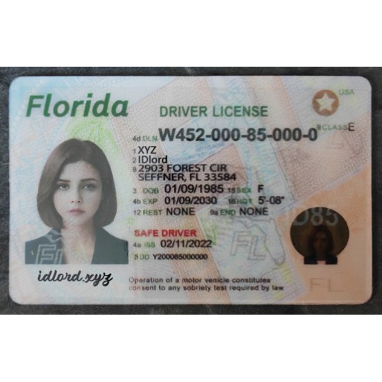 Florida Fake id front side