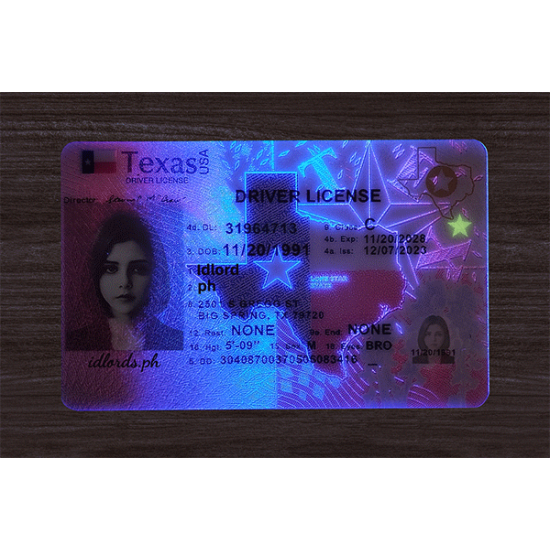 Texas (TX) Fake Dirvers Licence (2025 version)