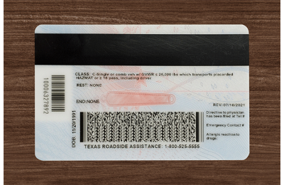 Texas (TX) Fake Dirvers Licence (2025 version)