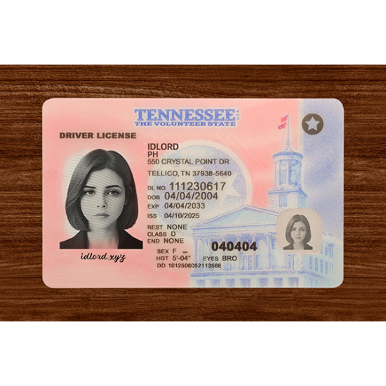 Ead Fake id front side