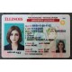 Illinois Fake id front side