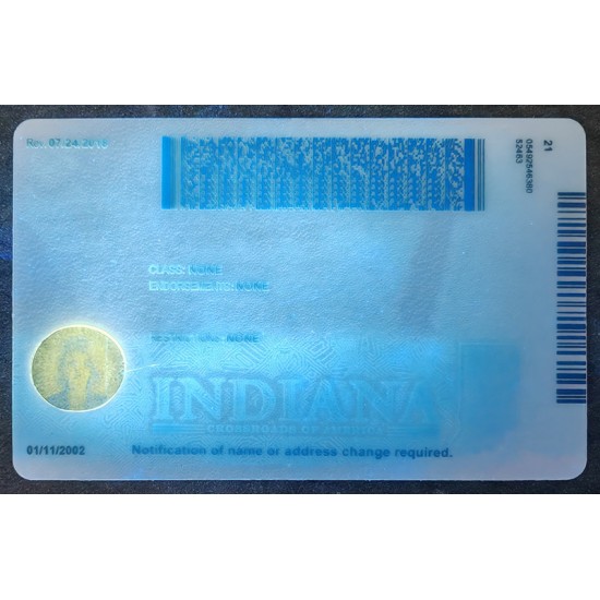 Indiana (IN) Fake IDs