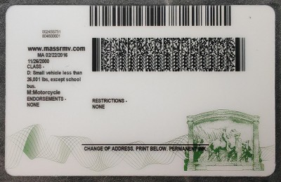 Massachusetts (MA) Fake IDs