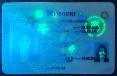 Missouri (MO) Fake Dirvers Licence