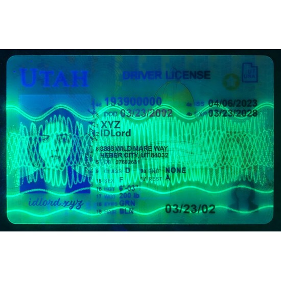 Utah (UT) Fake Dirvers Licence