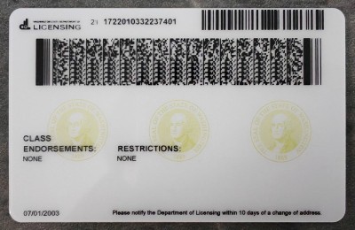 Washington (WA) Fake Dirvers Licence