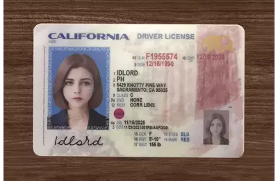 Alabama Fake id front side